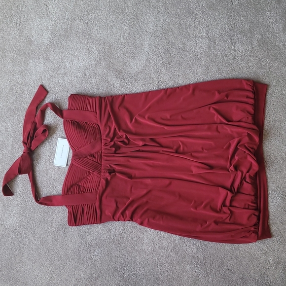 BCBG MaxAzria Mini Halter Top Dress - Picture 3 of 7